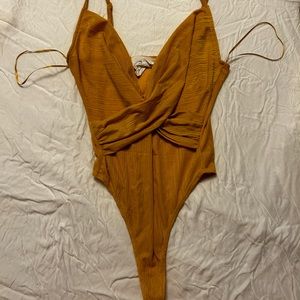 Workhall Light mustard Medium Bodysuit